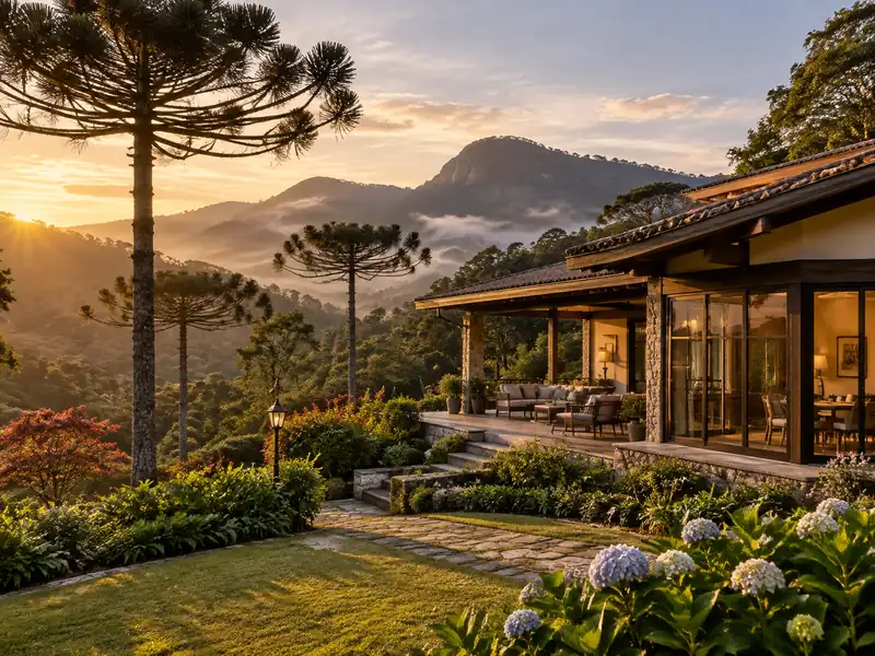 Casa das Araucárias, Itaipava, Petrópolis, RJ (imagem ilustrativa)